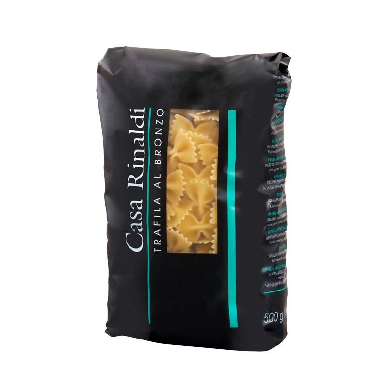Pasta Farfalle al bronzo Casa Rinaldi 500 gr. Pasta Farfalle al bronzo Casa Rinaldi 500 gr.