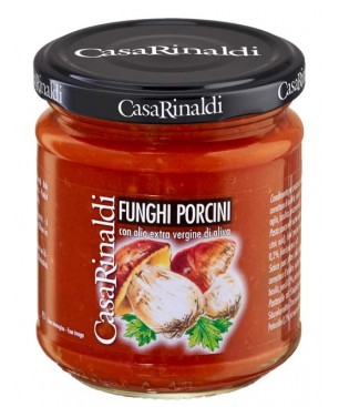 Salsa di Pomodoro al Funghi Porcini al olio Casa Rinaldi 190 gr.