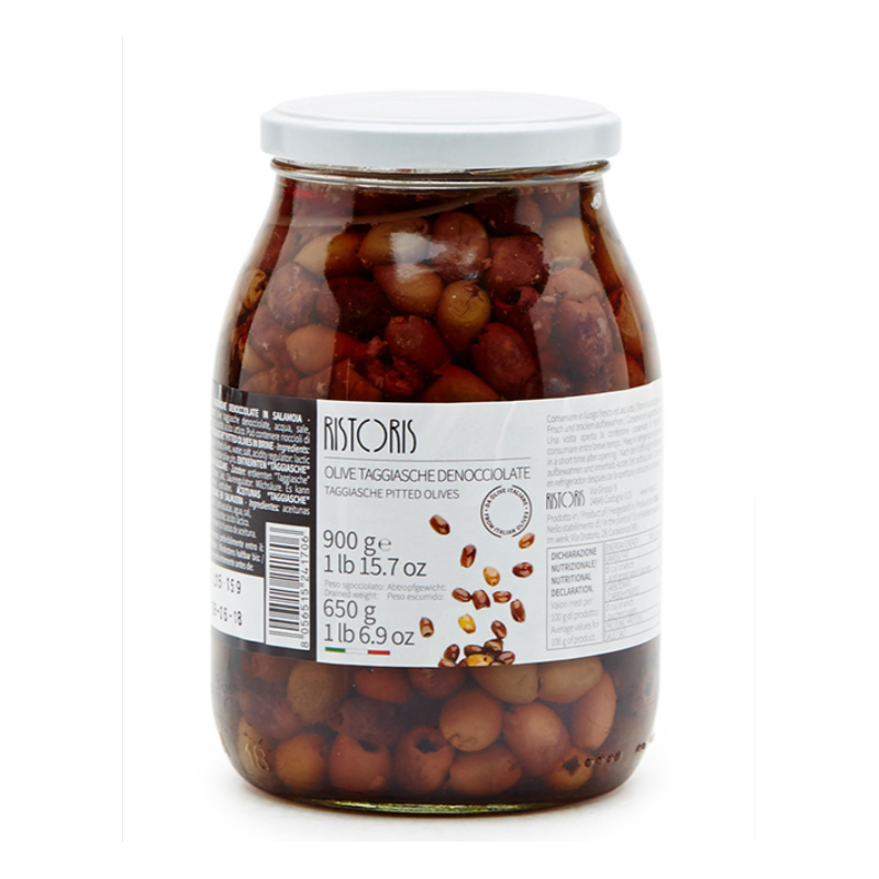 Aceitunas Taggiasche sin pepa Ristoris 1100 Gr. Aceitunas Taggiasche sin pepa Ristoris 1100 Gr.