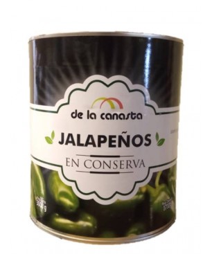 Jalapeños en rodajas, lata de 2900 gr.