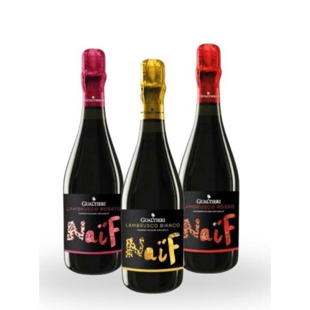 Pack Lambruscos: Línea Naif x 3 botellas