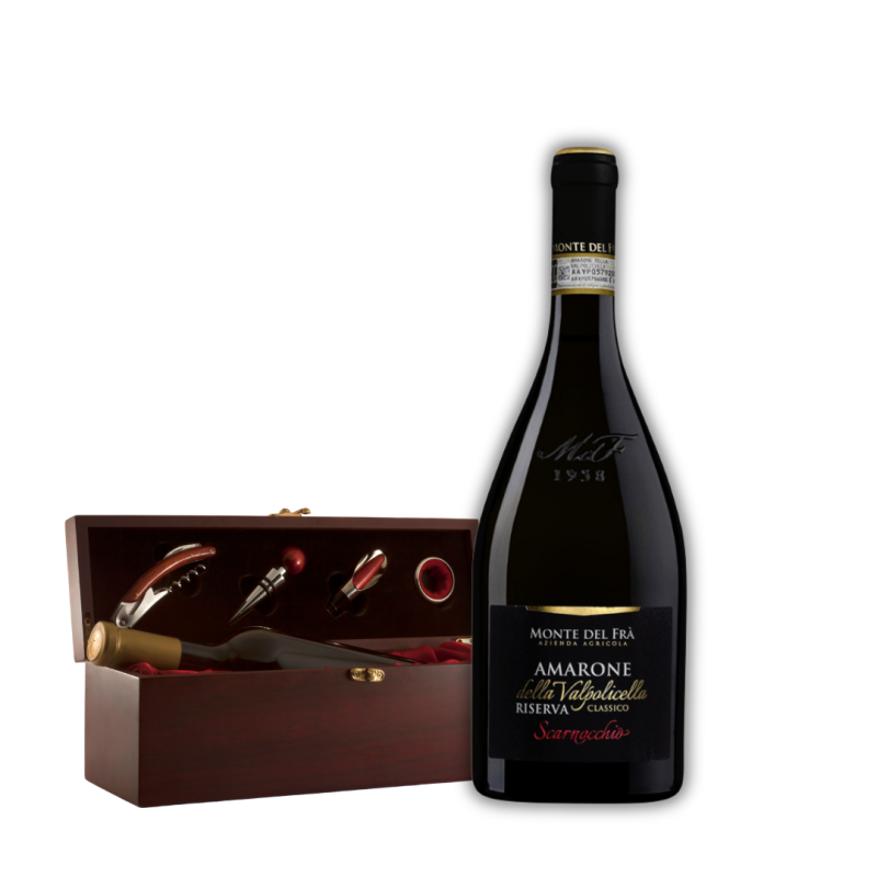 Amarone Monte del Fra + Caja de madera Amarone Monte del Fra + Caja de madera