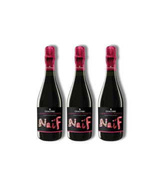 TRÍO FRIZZANTE: Lambrusco Naif Rosato x 3 botellas