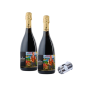 Duo Il Ligabue Lambrusco Secco + Tapa de Espumante